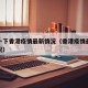 百度一下香港疫情最新情况（香港疫情最新消息情况）